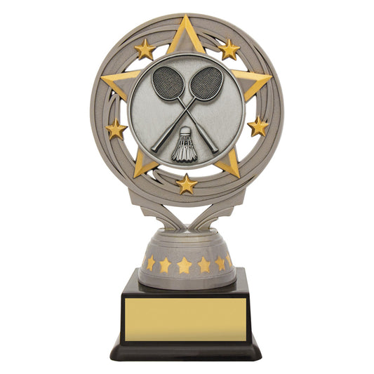 Silver Badminton Torch