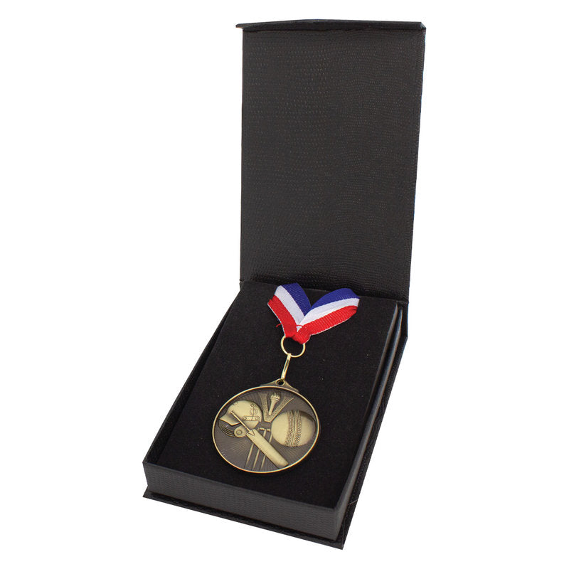 Flip-Top Box - Ribbon & Medal