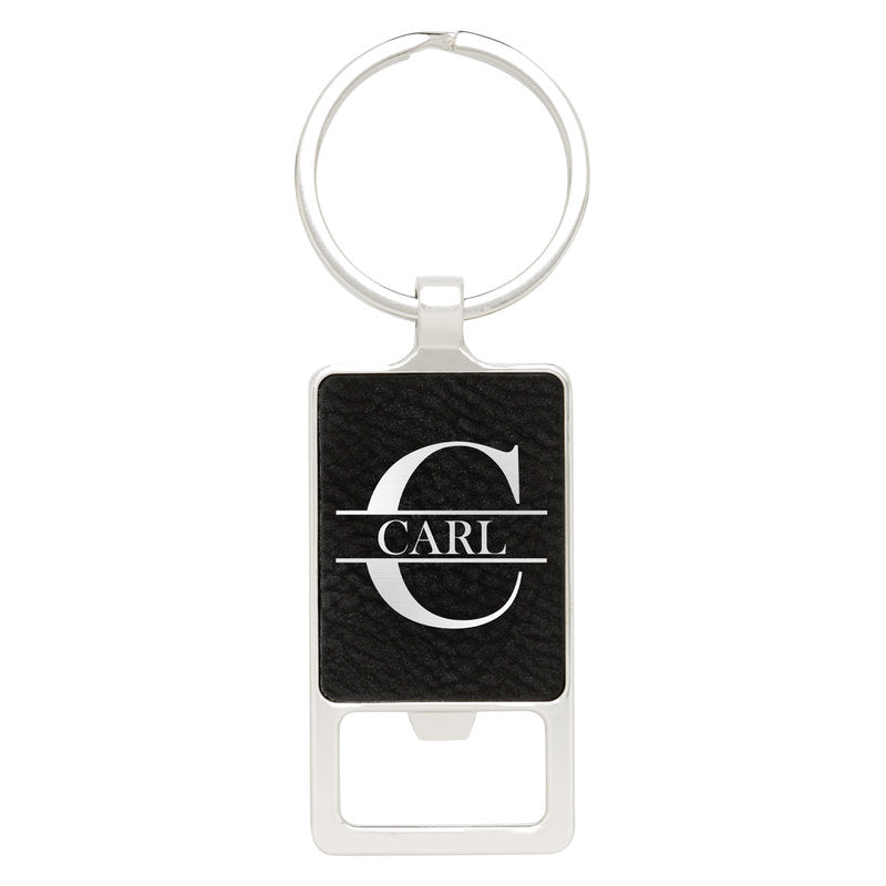 Black Keychain - Bottle Opener