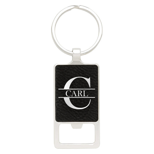 Black Keychain - Bottle Opener