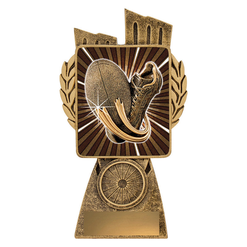 Antique Gold Lynx - Rugby Theme