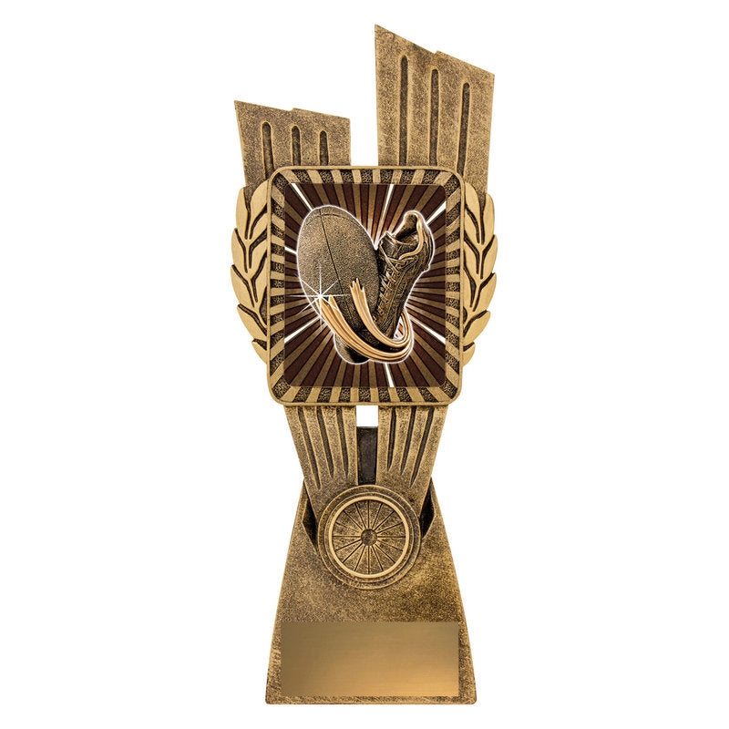 Antique Gold Lynx - Rugby Theme