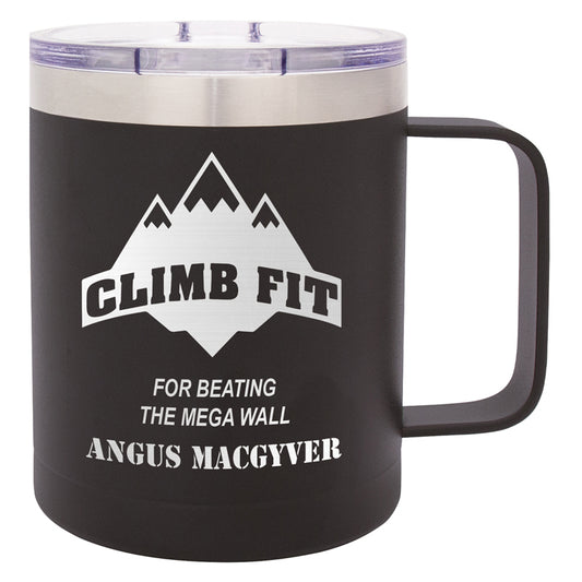 Black Camper Mug