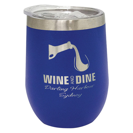 Blue Wine Tumbler