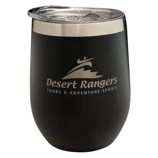 Black Wine Tumbler
