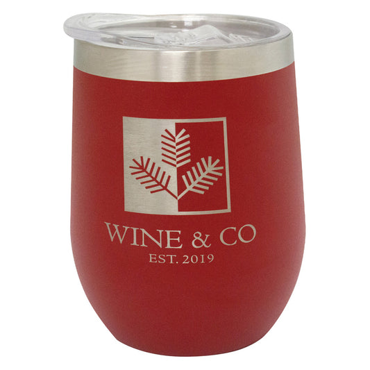 Maroon Wine Tumbler