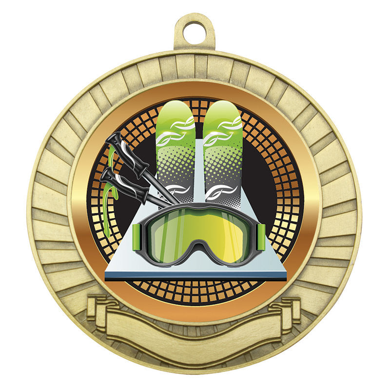 Eco Scroll - Skiing