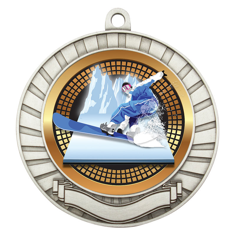 Eco Scroll - Snowboarding