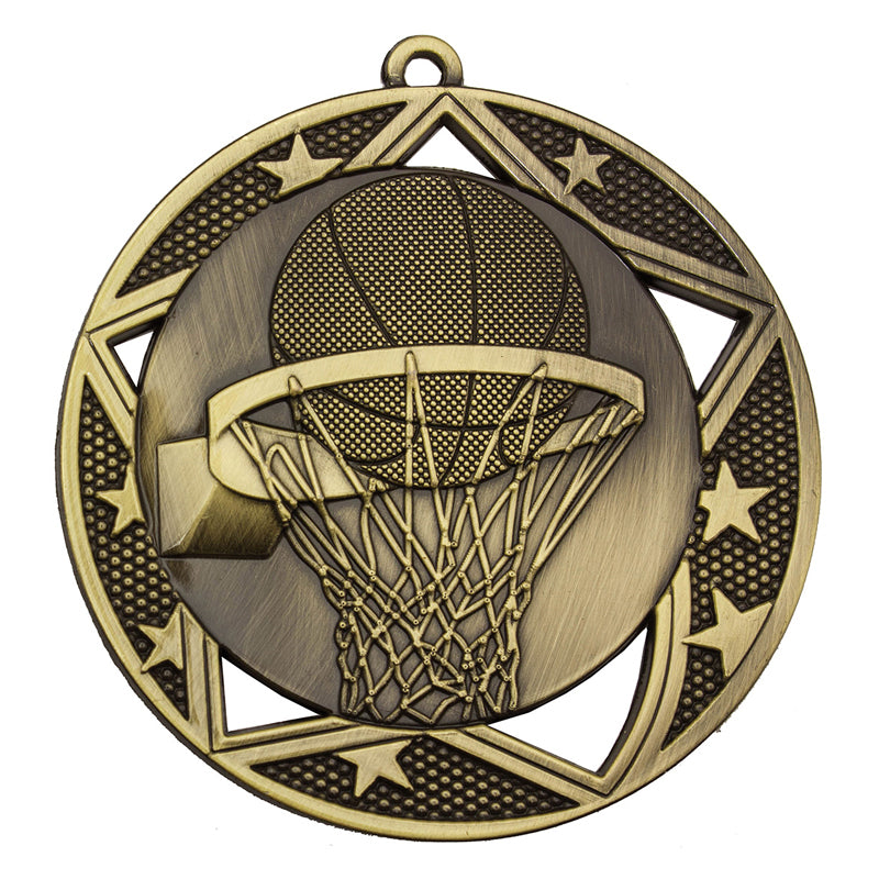 Basketball Galaxy Medal