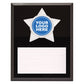 Star Plaque - Silver