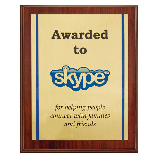 Colour Plaque - Gold
