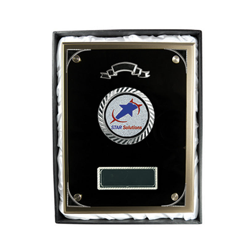 Plaque with Glass