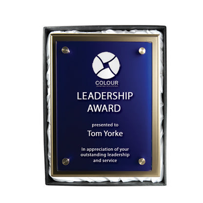 Plaque with Glass