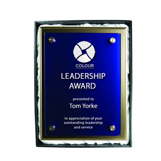 Plaque with Glass