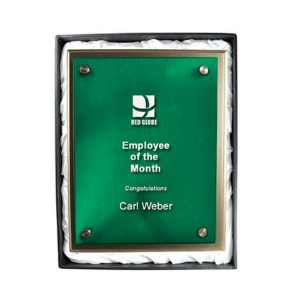 Plaque with Glass