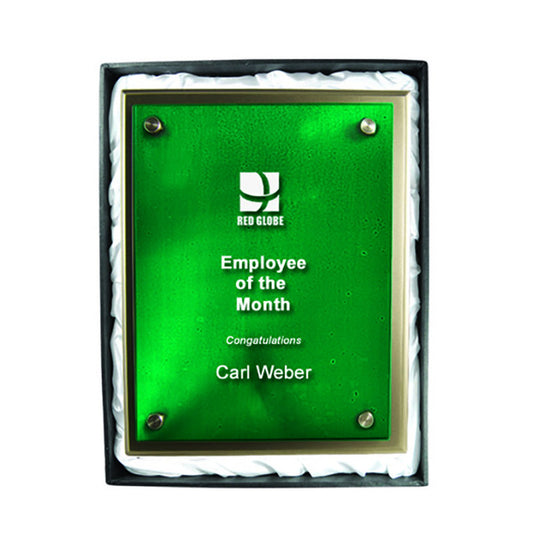 Plaque with Glass