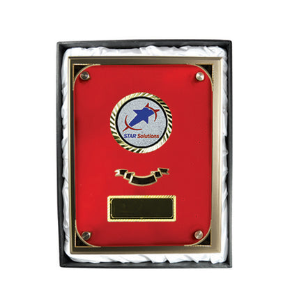 Plaque with Glass