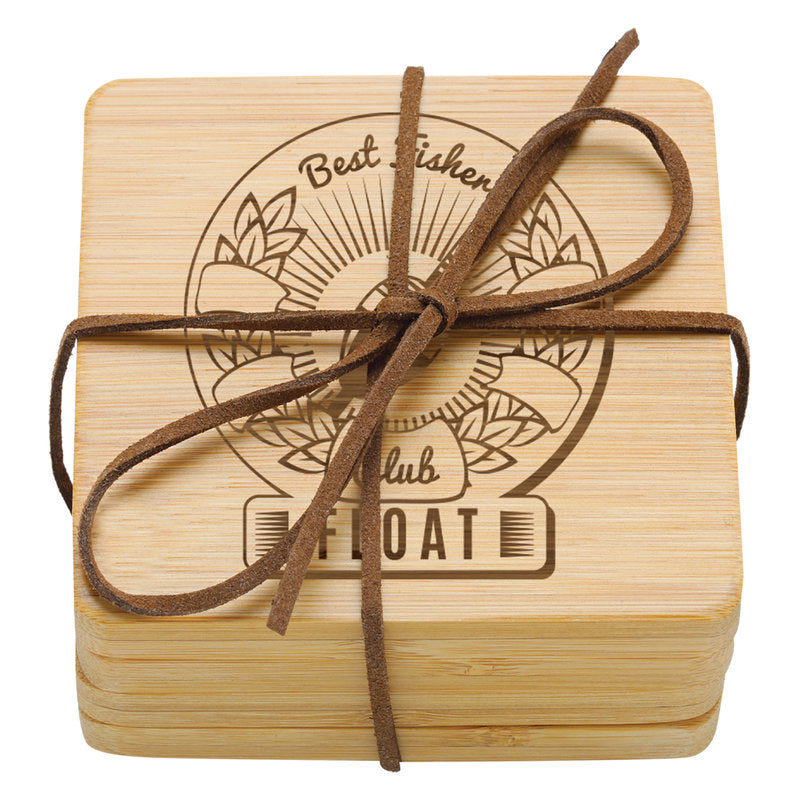 Bamboo Coaster Set - Square