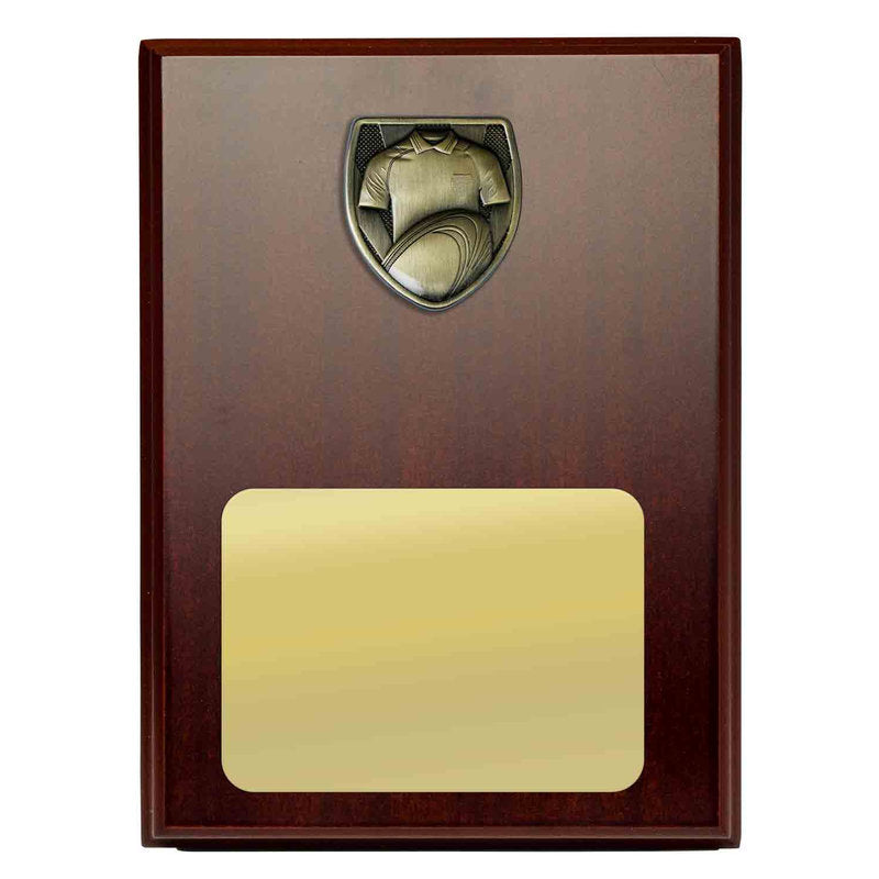 Plaque with Rugby Trim