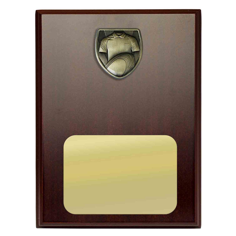 Plaque with Rugby Trim