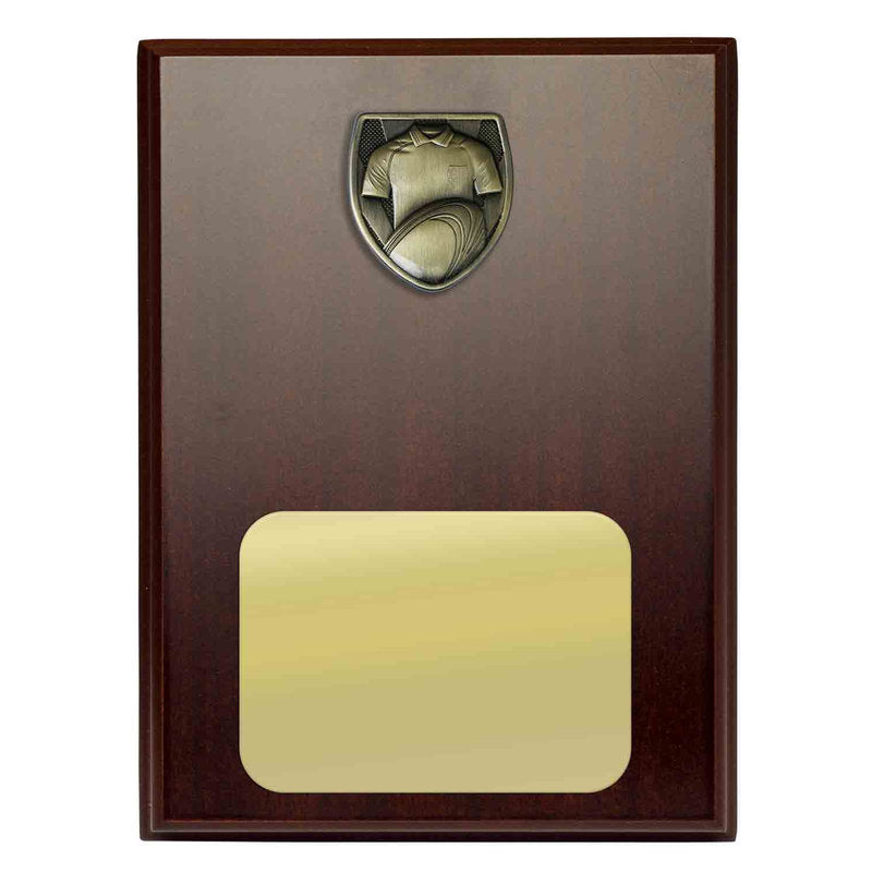 Plaque with Rugby Trim