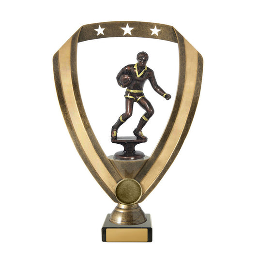 Male Rugby on Column
