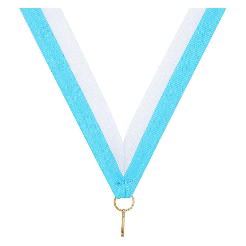Light Blue / White Ribbon