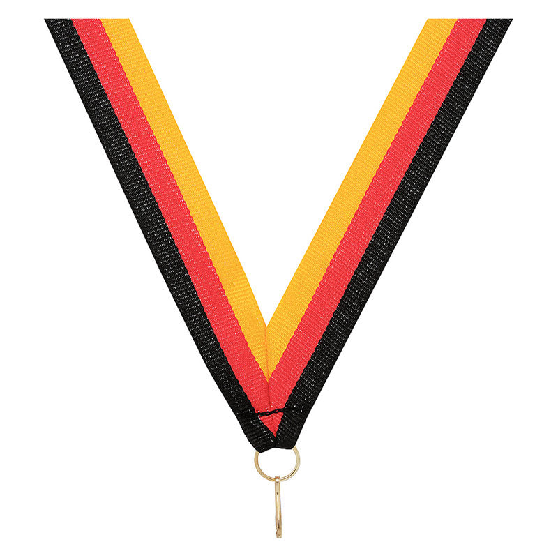 Black / Red / Gold Ribbon
