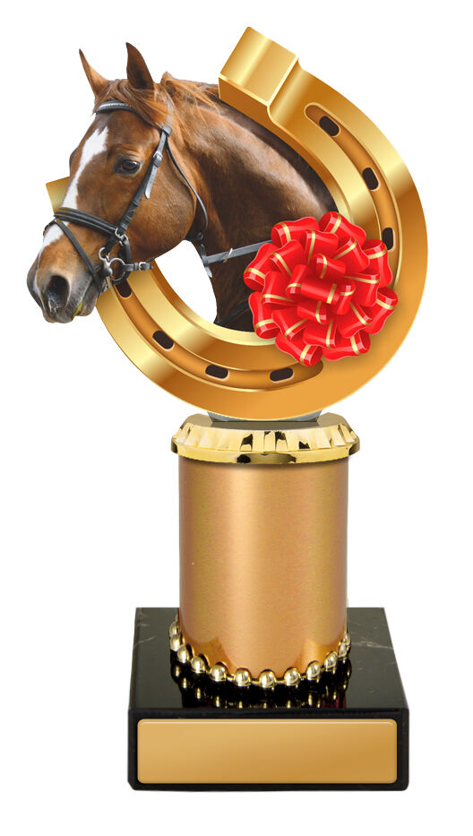 Acrylic Horse on Column