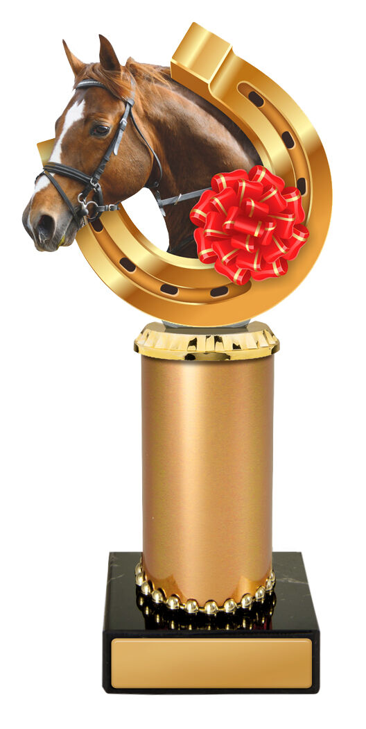 Acrylic Horse on Column