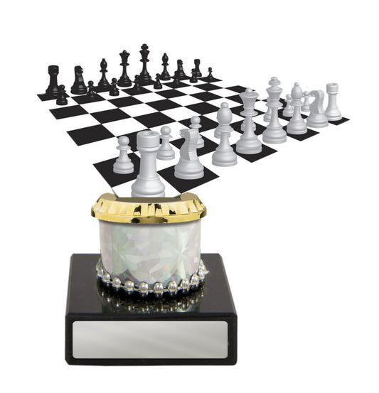 Chess Figurine on Column