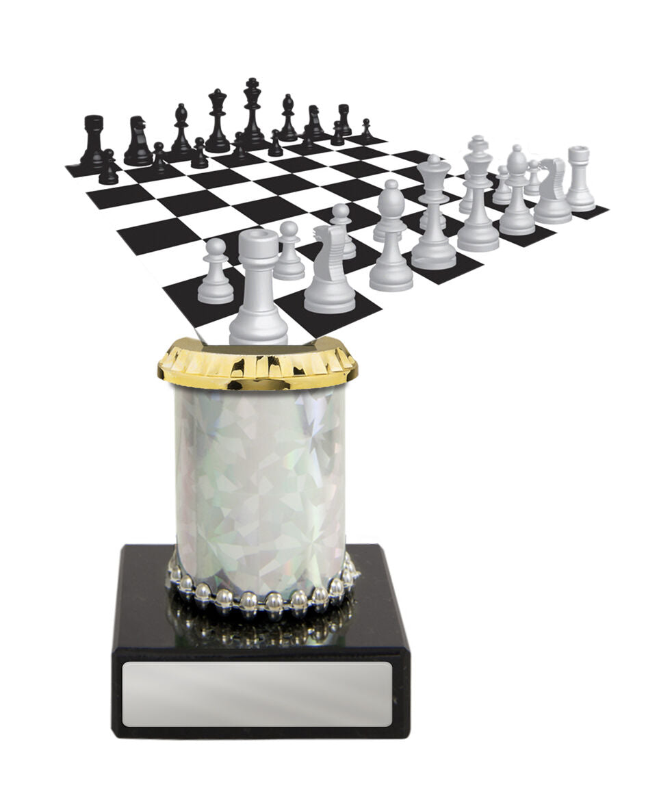 Chess Figurine on Column