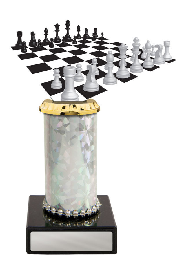 Chess Figurine on Column