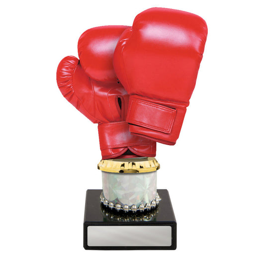 Boxing Figure on Column