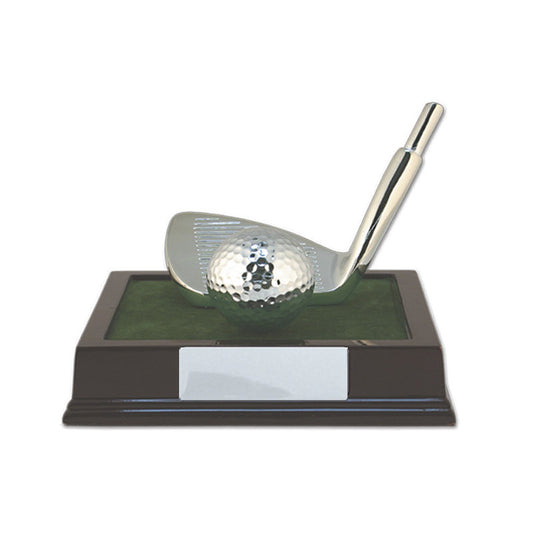 Golf Iron/Ball on Base