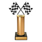 Motorsports Figurine on Column