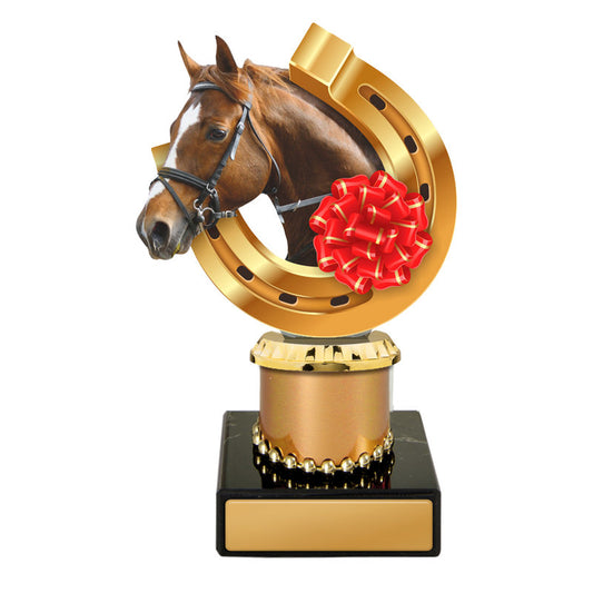 Horse Figurine on Column
