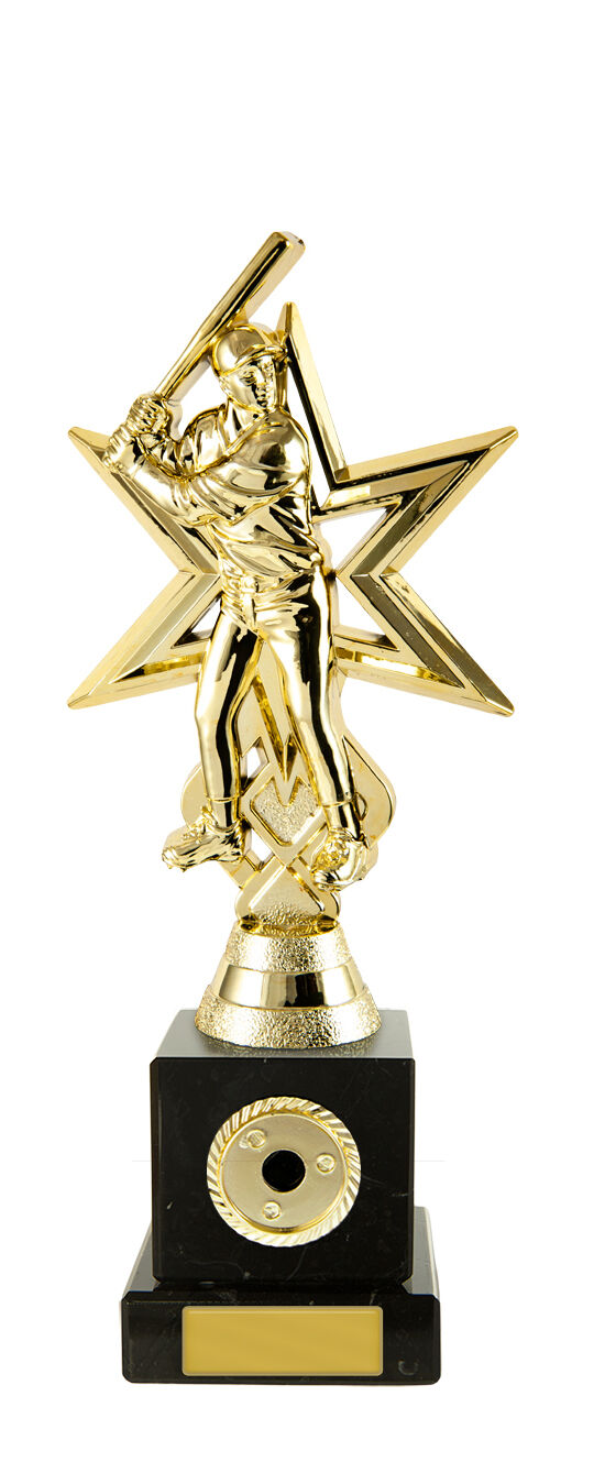 Baseball Figure Male on Column