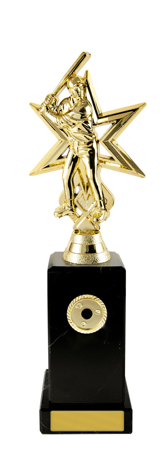 Baseball Figure Male on Column