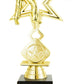 Billiards Figure on Column