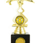 Billiards Figure on Column