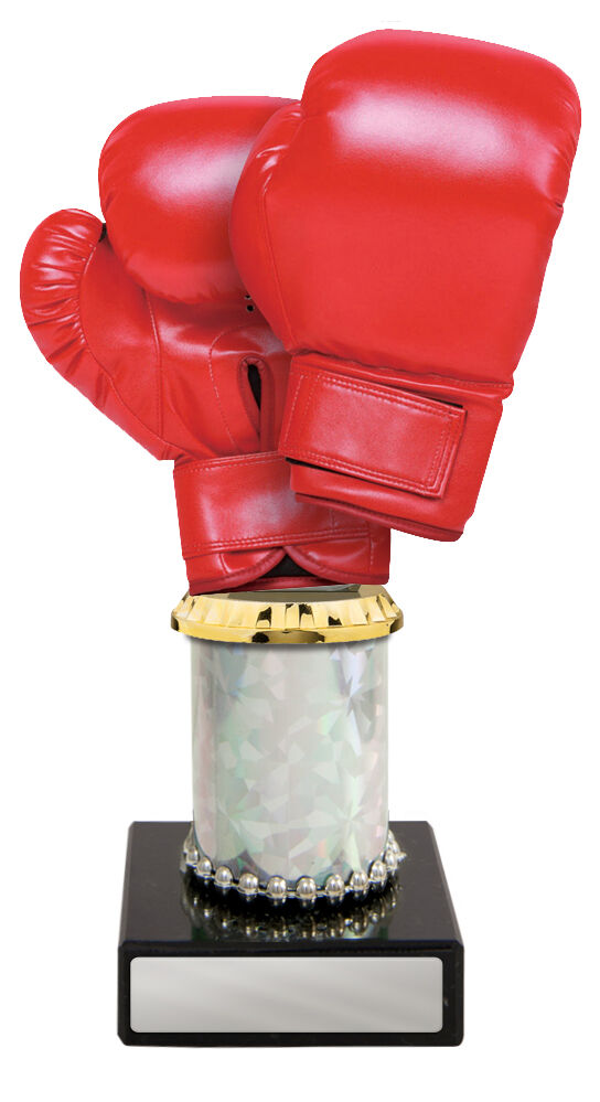 Boxing Figure on Column