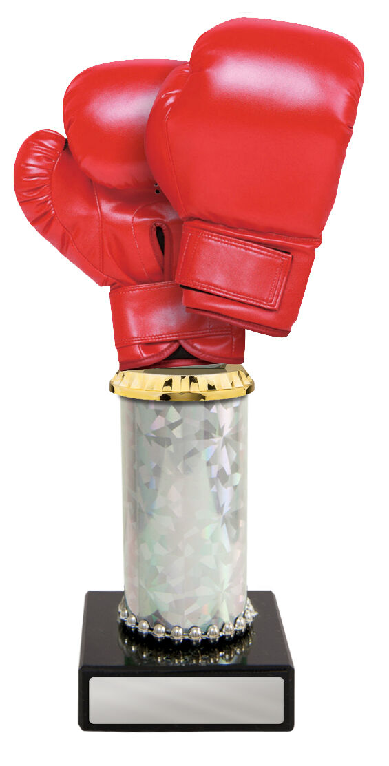 Boxing Figure on Column