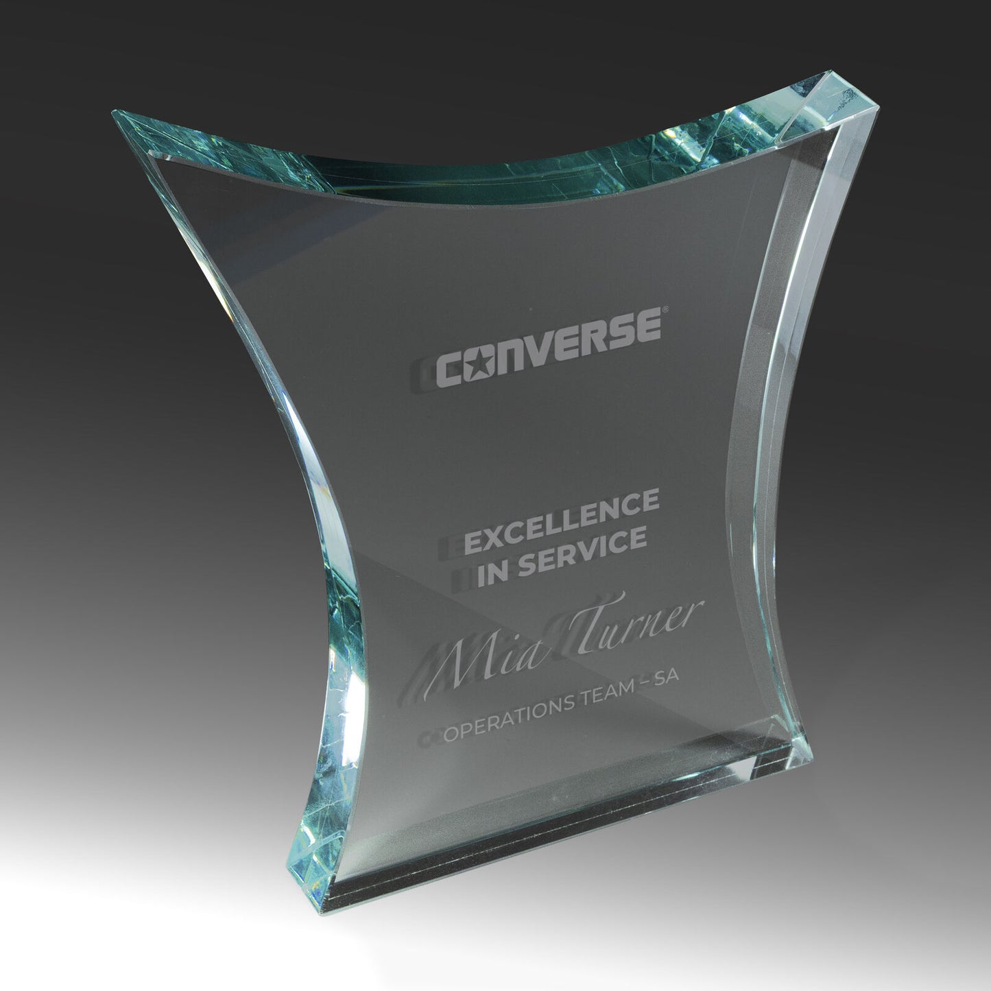 Super Sized Glass Abstract Rectangle