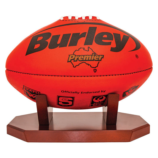 Timber Ball Holder - Aussie Rules