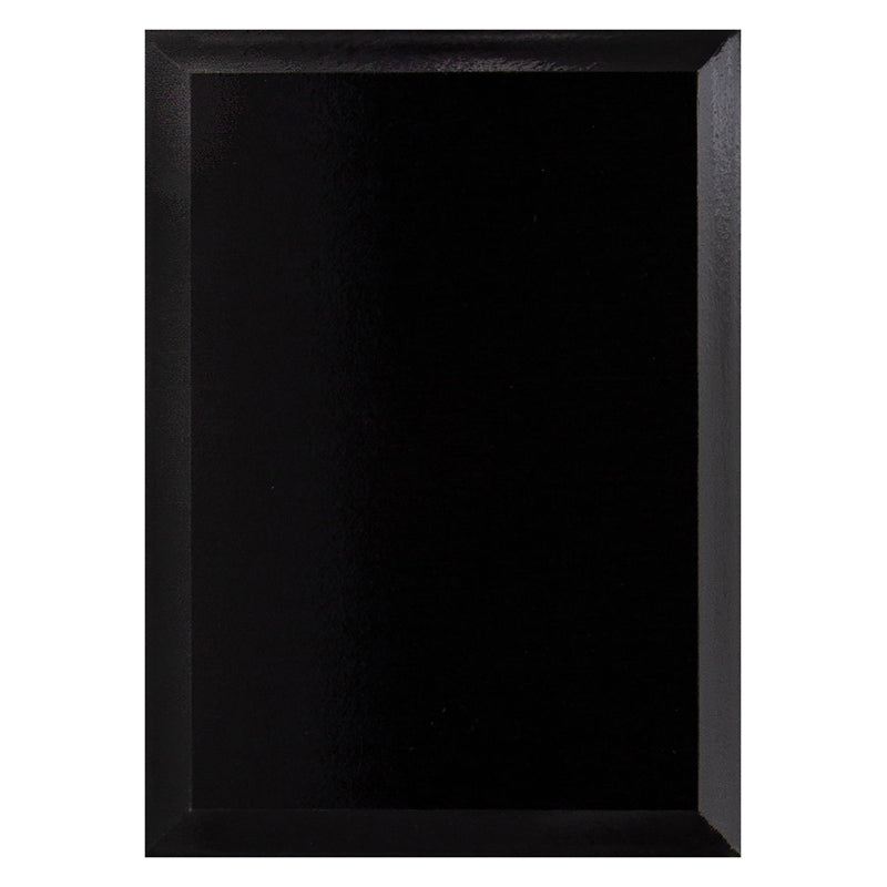 Value Plaque Black Gloss