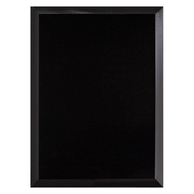 Value Plaque Black Gloss