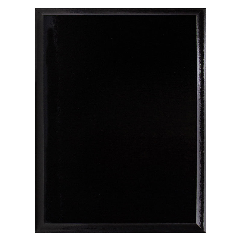 Value Plaque Black Gloss