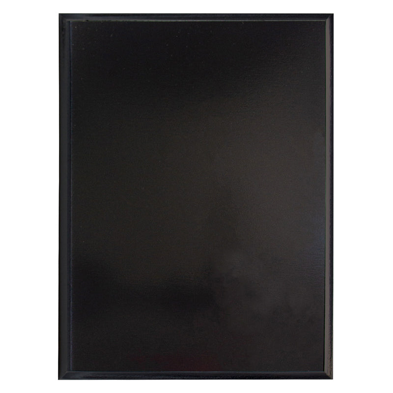 Value Plaque Black Gloss