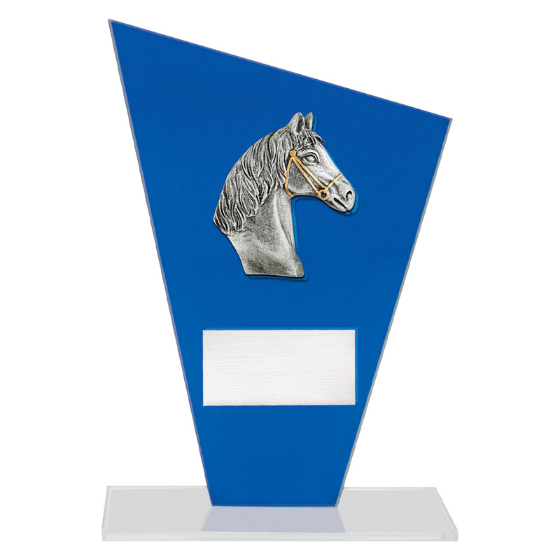 Cobalt Glass - Horse